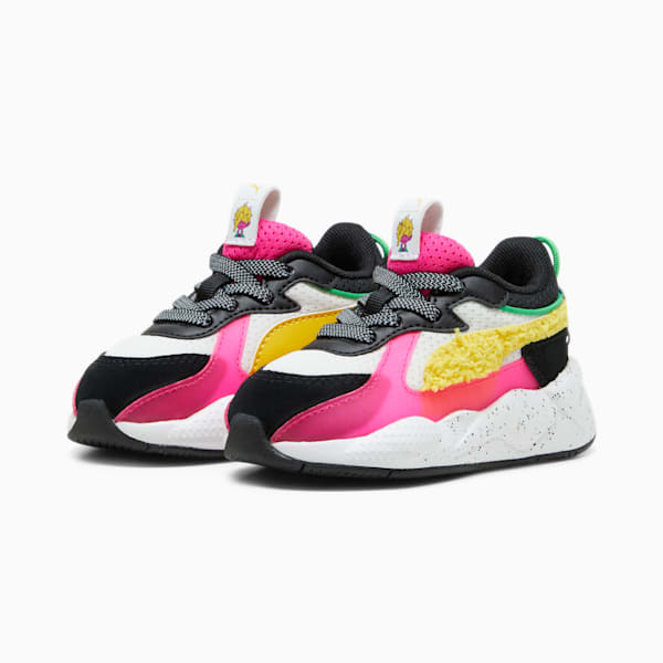 Chaussures de sport RS-X PUMA x TROLLS, jeune enfant, PUMA White-Pelé Yellow, extralarge